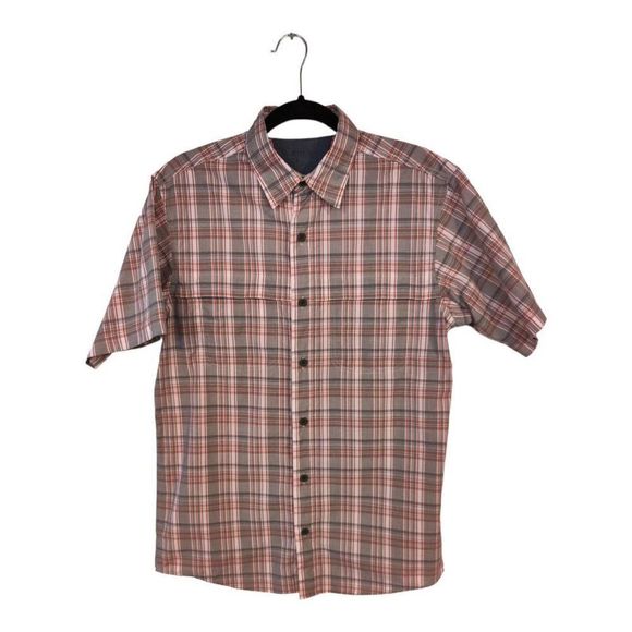 Red Head Brand Co.Short Sleeve Slim Fit Men's Plaid Shirt size M - Picture 1 of 13